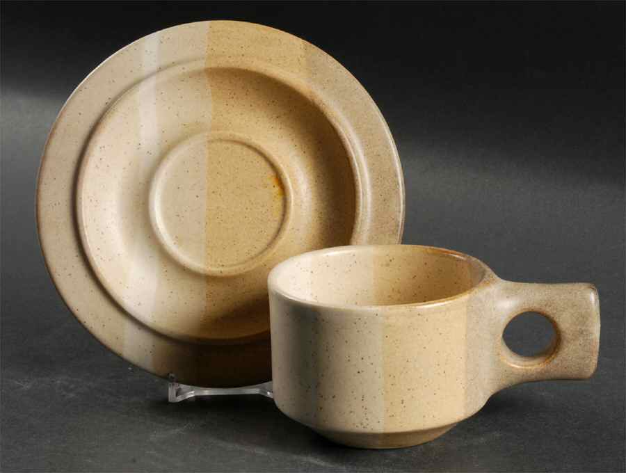 Salishan Flat Cup & Saucer Set by Fabrik-1