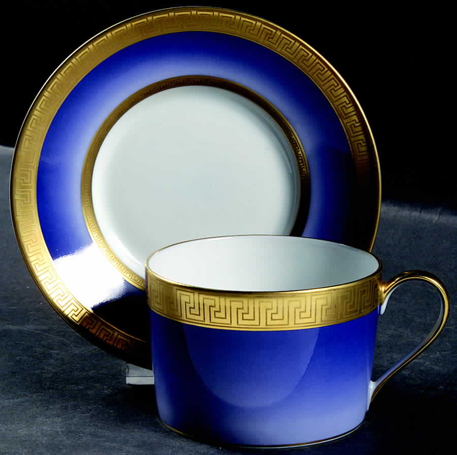 Athena Flat Cup & Saucer Set by Faberge-1