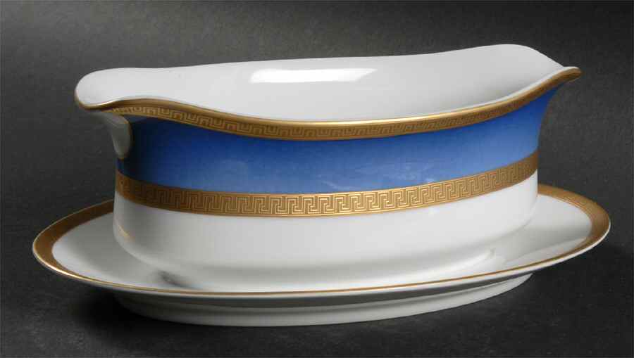 Athena Gravy Boat with Attached Underplate by Faberge-1