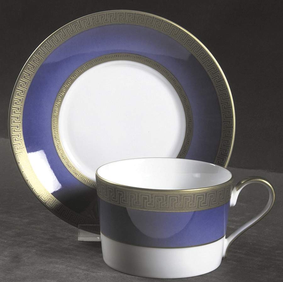Athena Flat Cup & Saucer Set by Faberge-1