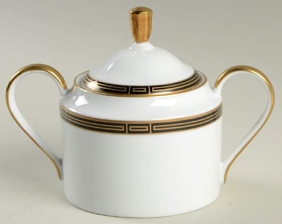 Capitole Sugar Bowl & Lid by Faberge-1