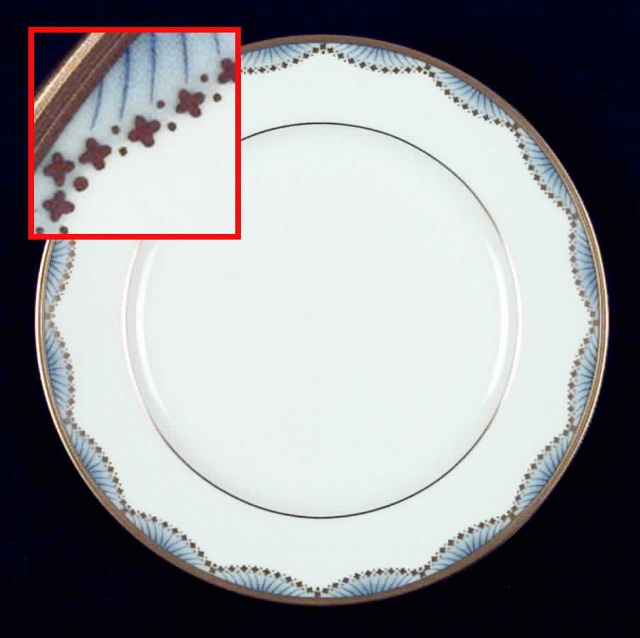 Coronation Blue Salad Plate by Faberge-1