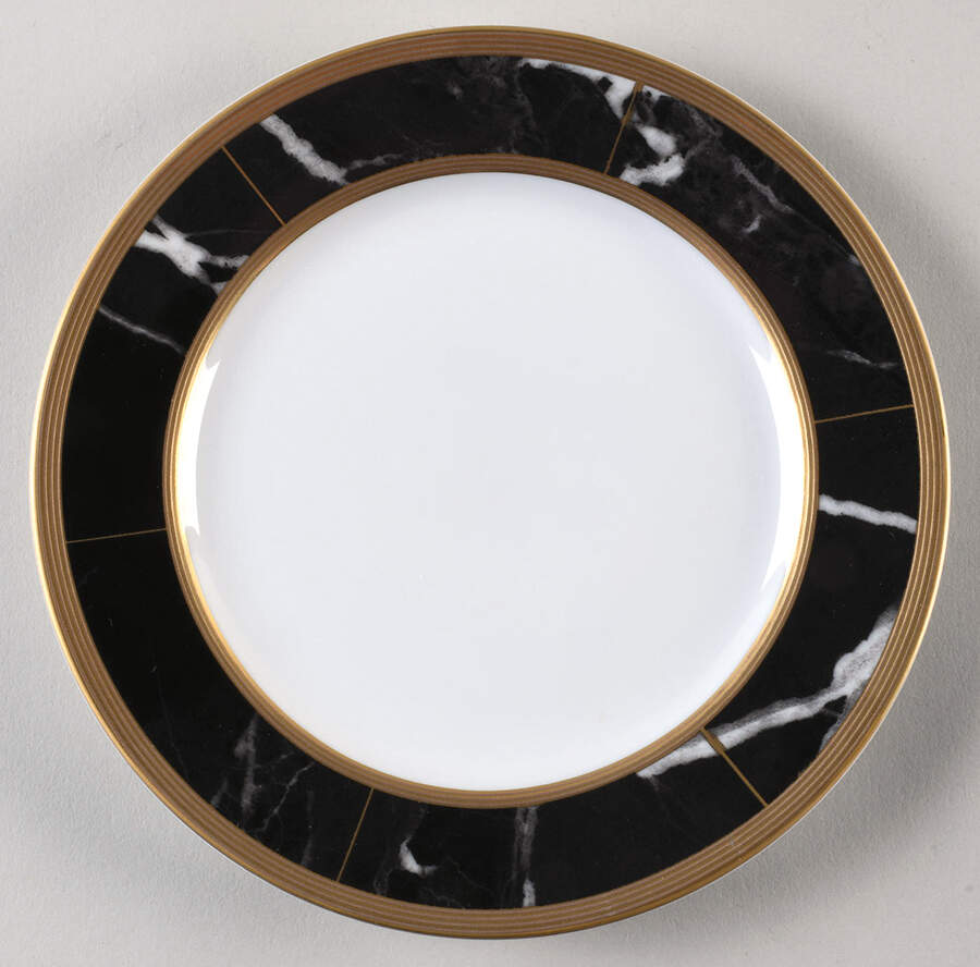 Imperial Court Onyx Bread & Butter Plate by Faberge-1