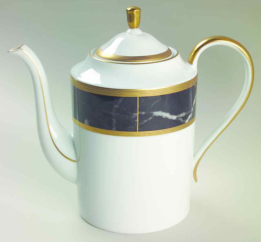 Imperial Court Onyx Coffee Pot & Lid by Faberge-1