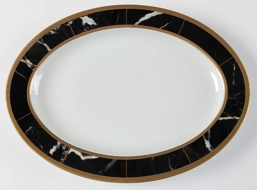 Imperial Court Onyx 14" Oval Serving Platter by Faberge-1