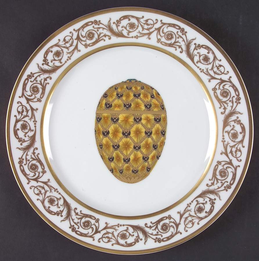 Imperial Egg Collection Service Plate (Charger) by Faberge-1