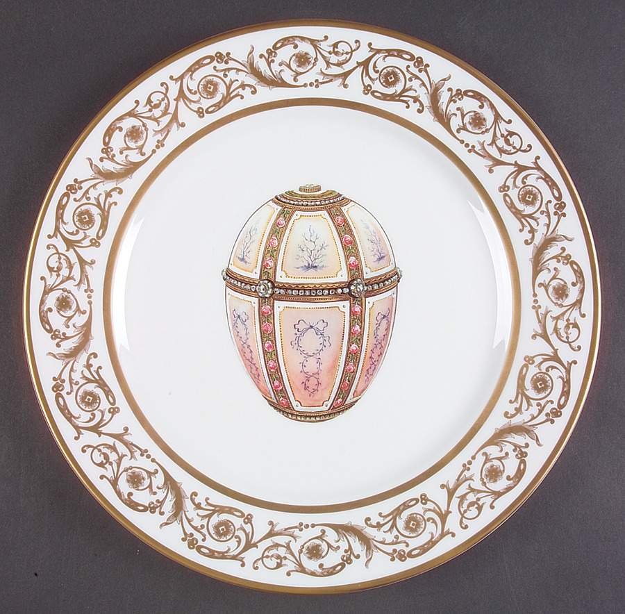 Imperial Egg Collection Service Plate (Charger) by Faberge-1