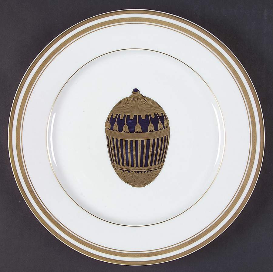 Imperial Egg Collection Dinner Plate by Faberge-1
