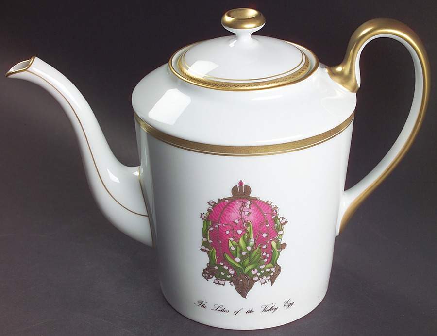 Imperial Egg Collection Coffee Pot & Lid by Faberge-1