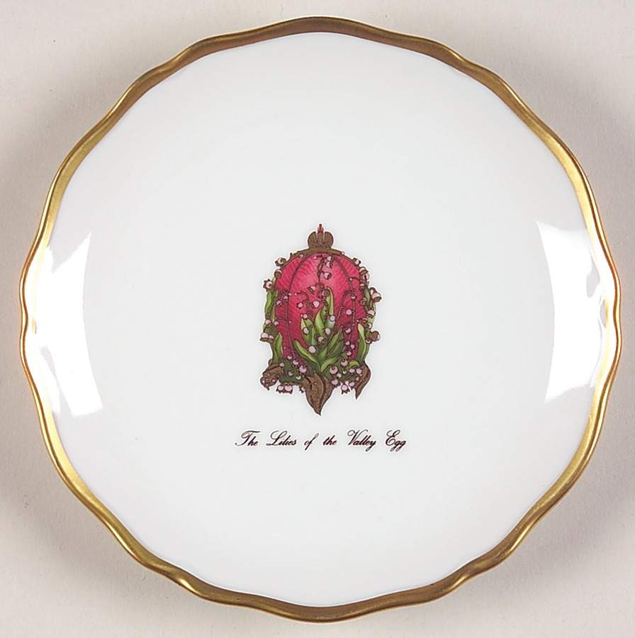 Imperial Egg Collection Petite Canape Plate by Faberge-1