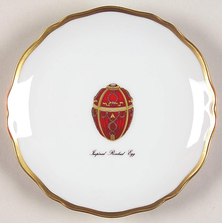 Imperial Egg Collection Petite Canape Plate by Faberge-1