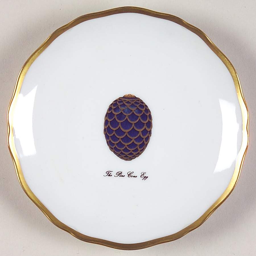 Imperial Egg Collection Petite Canape Plate by Faberge-1