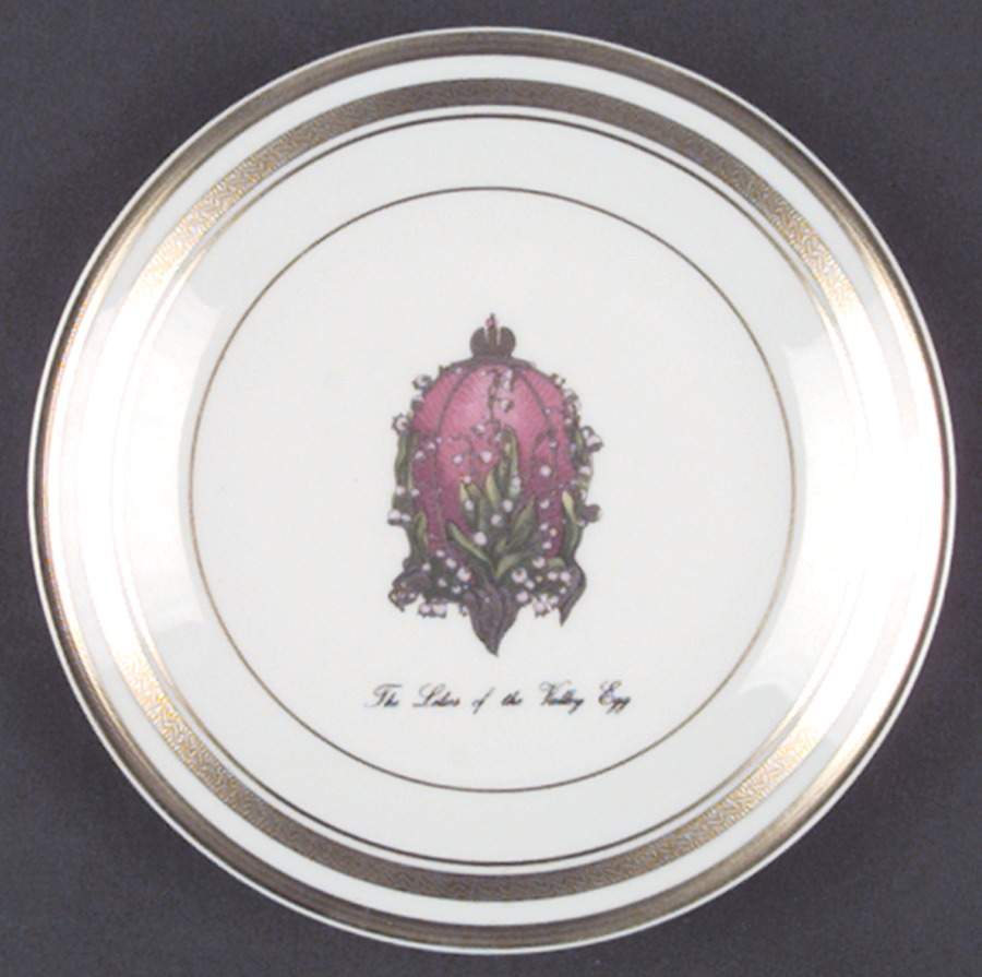 Imperial Egg Collection Bread & Butter Plate by Faberge-1
