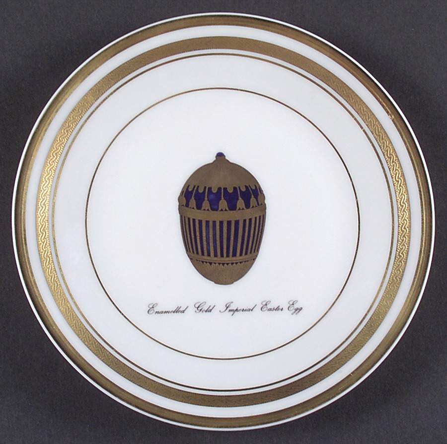 Imperial Egg Collection Bread & Butter Plate by Faberge-1