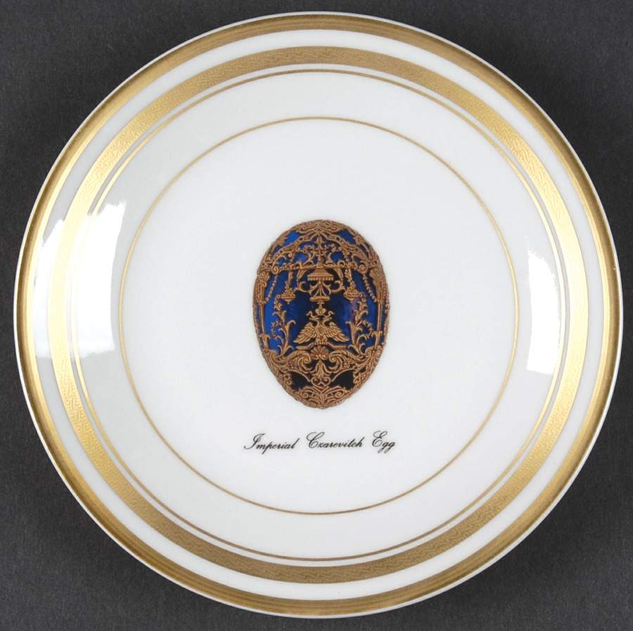 Imperial Egg Collection Bread & Butter Plate by Faberge-1