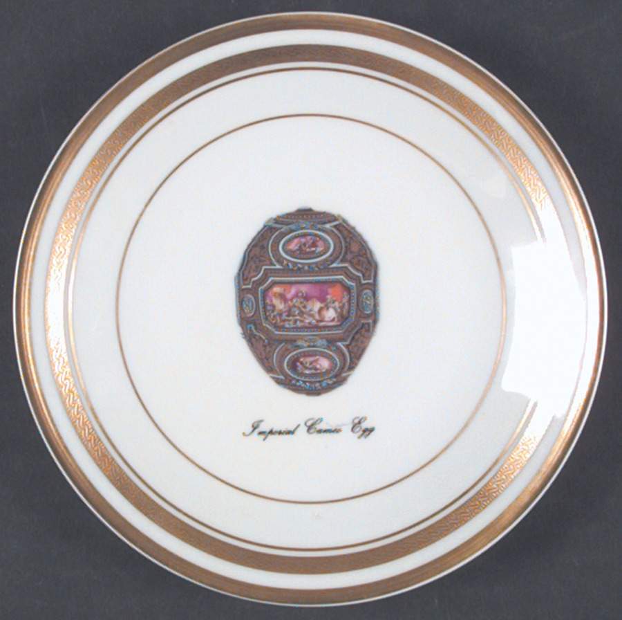 Imperial Egg Collection Bread & Butter Plate by Faberge-1