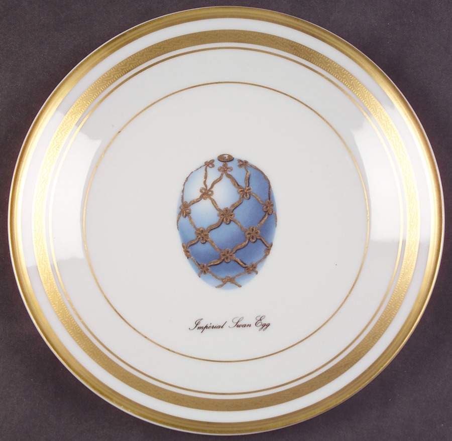 Imperial Egg Collection Bread & Butter Plate by Faberge-1