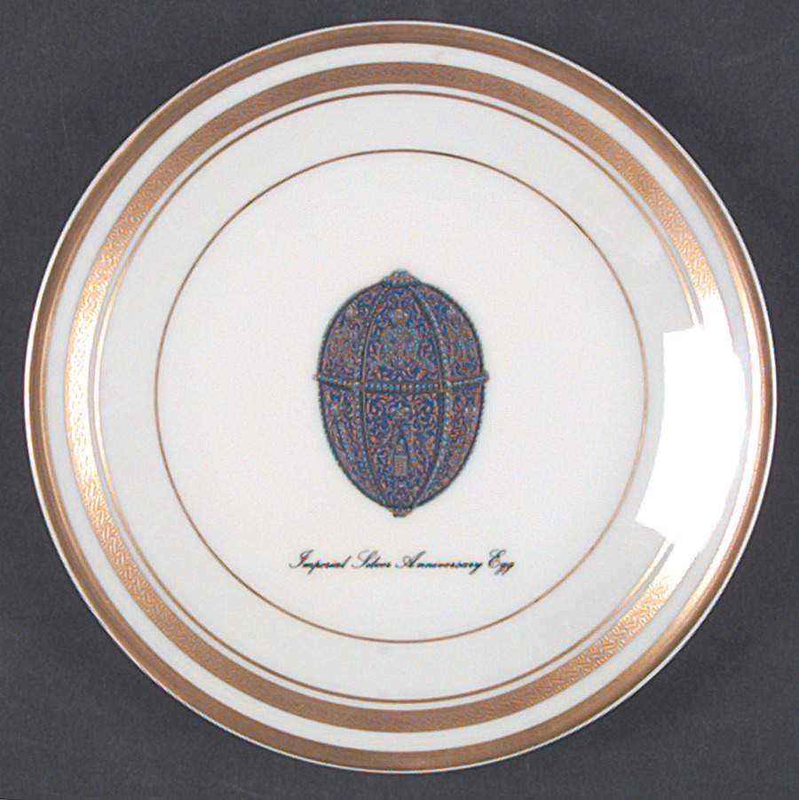 Imperial Egg Collection Bread & Butter Plate by Faberge-1