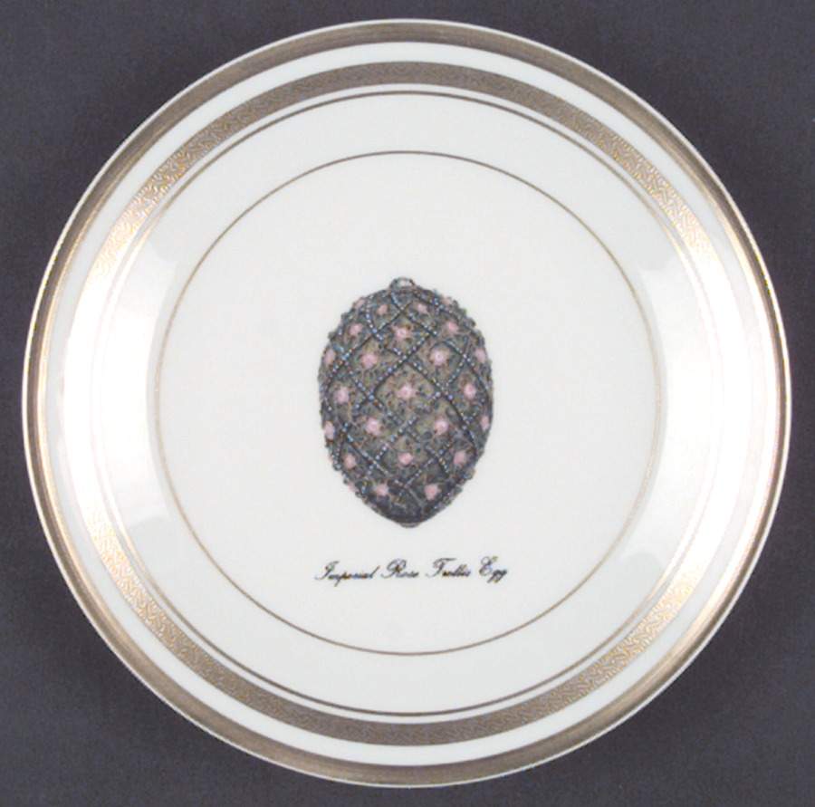 Imperial Egg Collection Bread & Butter Plate by Faberge-1
