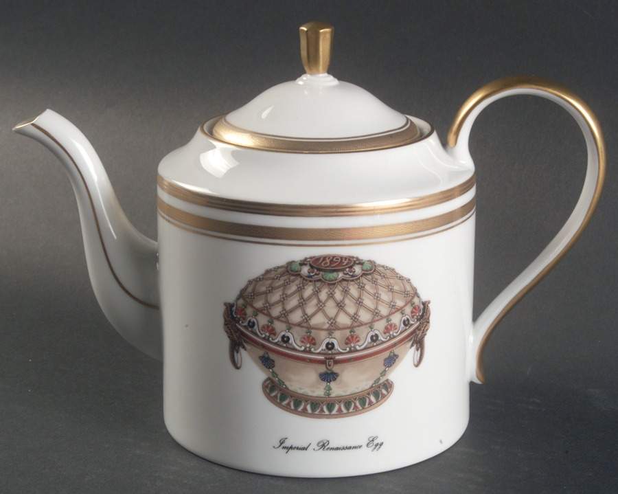 Imperial Egg Collection Teapot & Lid by Faberge-1