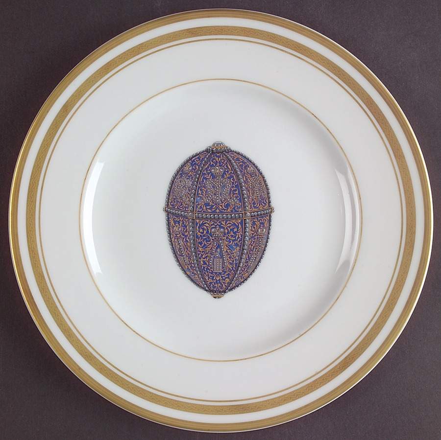 Imperial Egg Collection Salad Plate by Faberge-1