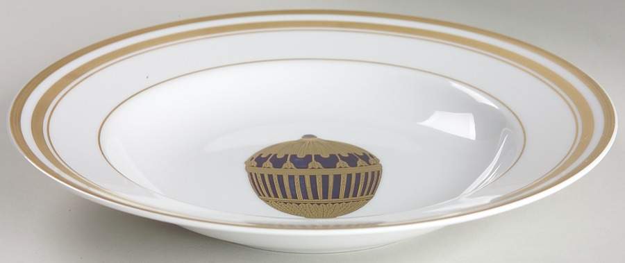Imperial Egg Collection Large Rim Soup Bowl by Faberge-1