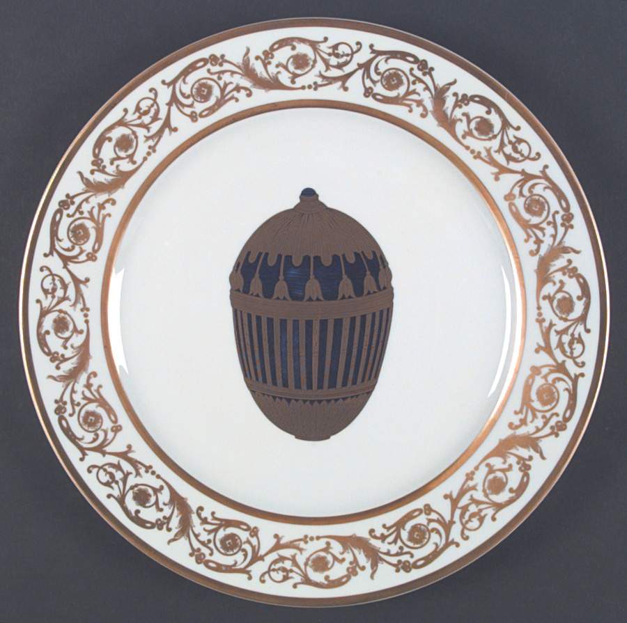 Imperial Egg Collection Service Plate (Charger) by Faberge-1