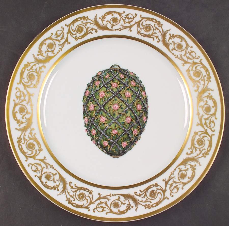 Imperial Egg Collection Service Plate (Charger) by Faberge-1