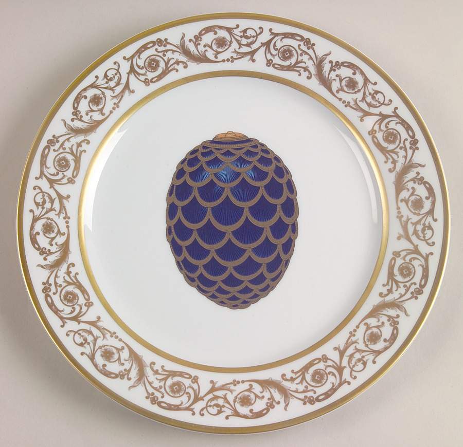 Imperial Egg Collection Service Plate (Charger) by Faberge-1