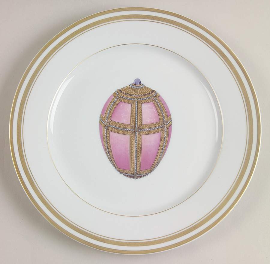 Imperial Egg Collection Dinner Plate by Faberge-1