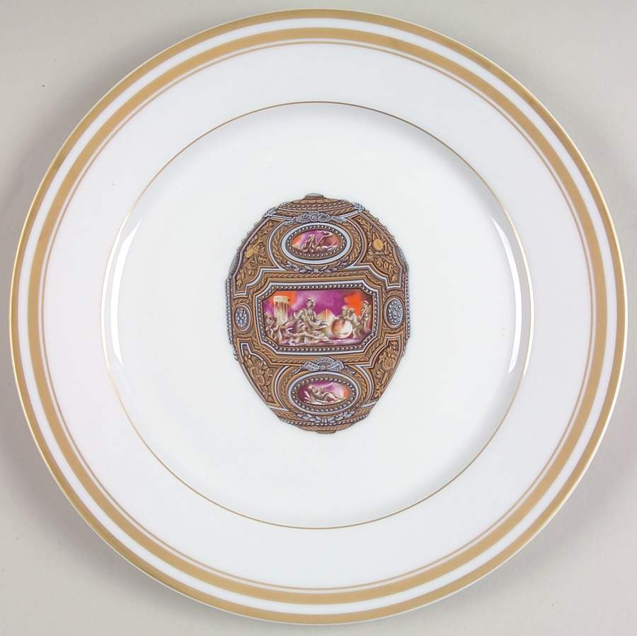 Imperial Egg Collection Dinner Plate by Faberge-1
