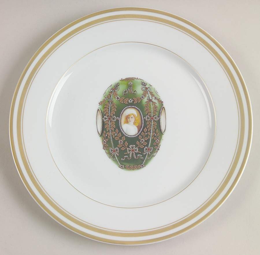 Imperial Egg Collection Dinner Plate by Faberge-1