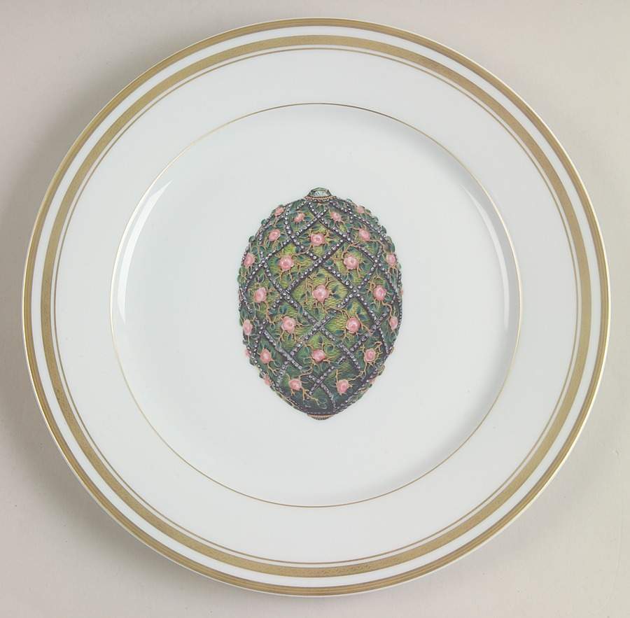 Imperial Egg Collection Dinner Plate by Faberge-1