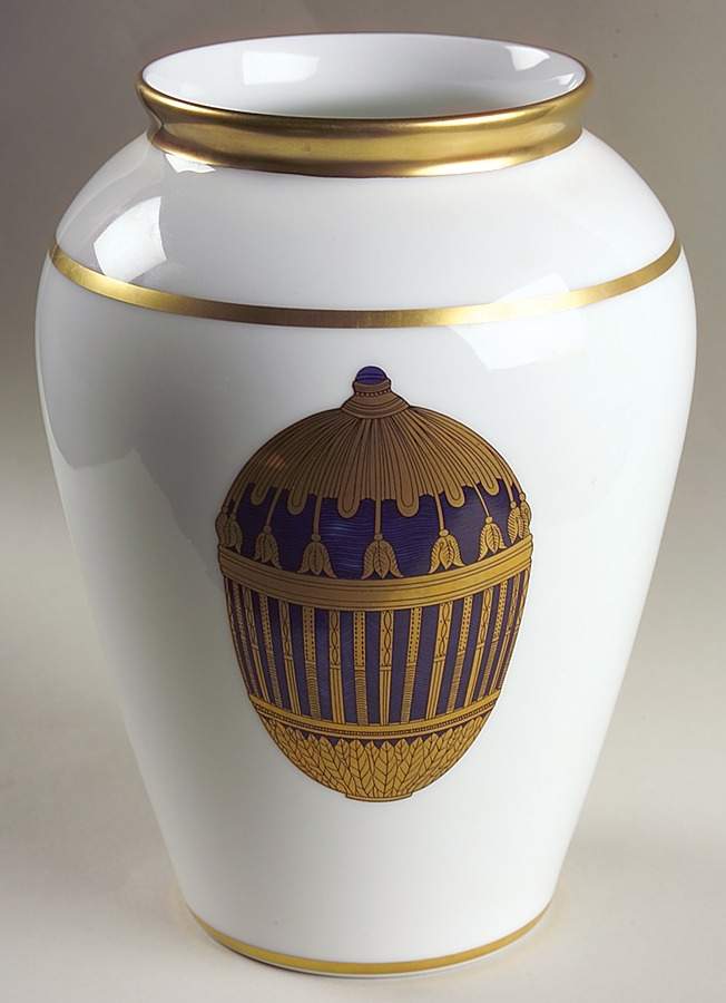 Imperial Egg Collection 9" Vase by Faberge-1