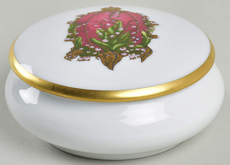 Imperial Egg Collection 3" Round Box & Lid by Faberge-1