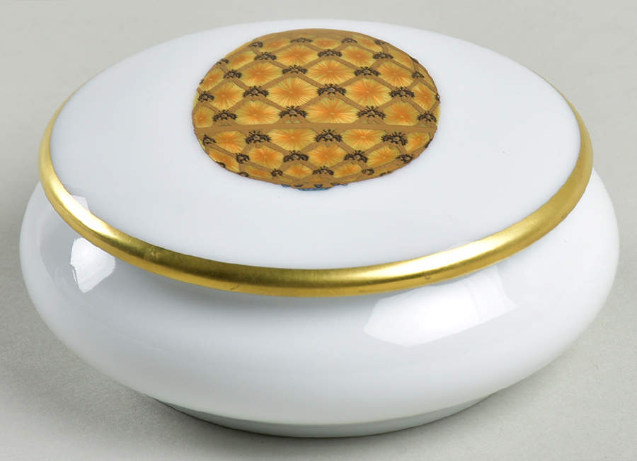 Imperial Egg Collection 3" Round Box & Lid by Faberge-1
