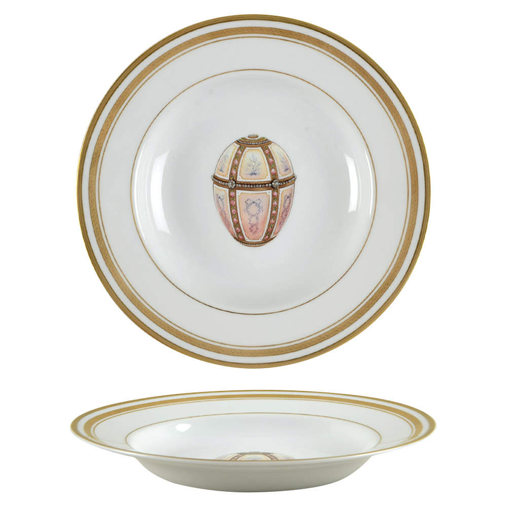 Imperial Egg Collection Large Rim Soup Bowl by Faberge-1