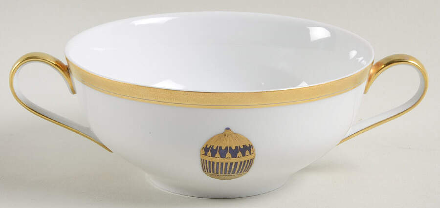 Imperial Egg Collection Flat Cream Soup Bowl by Faberge-1