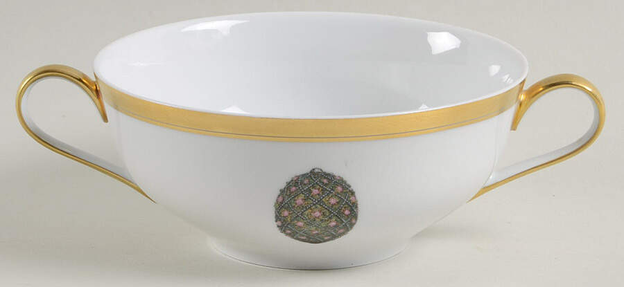 Imperial Egg Collection Flat Cream Soup Bowl by Faberge-1