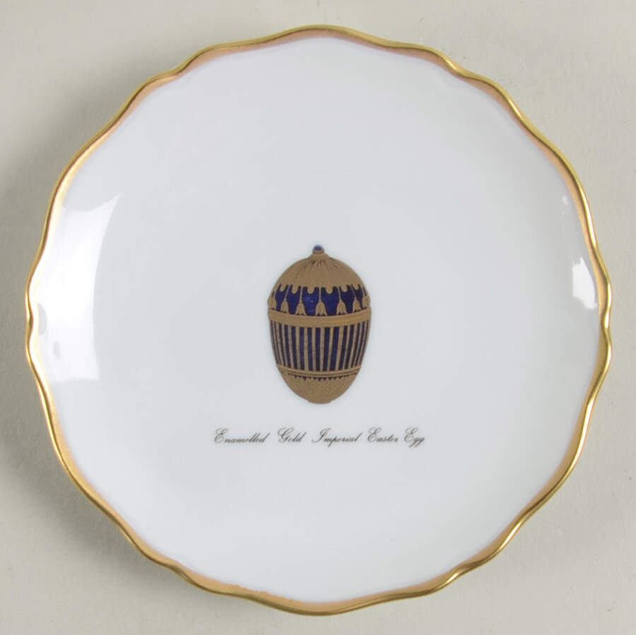 Imperial Egg Collection Canape Plate by Faberge-1