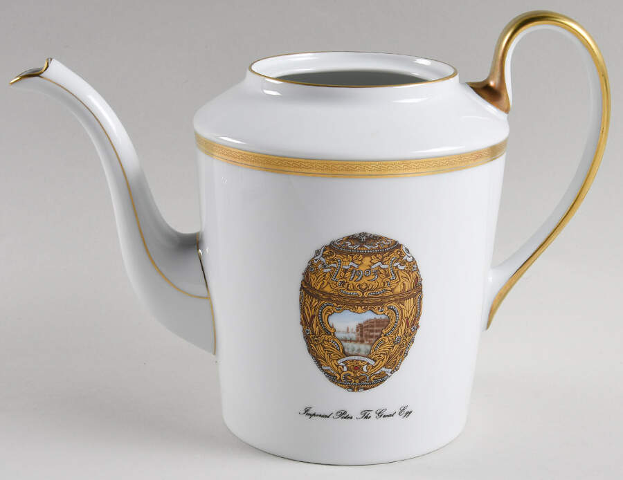 Imperial Egg Collection Coffee Pot No Lid by Faberge-1
