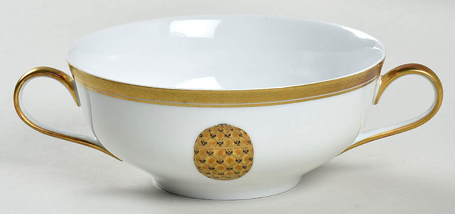 Imperial Egg Collection Flat Cream Soup Bowl by Faberge-1