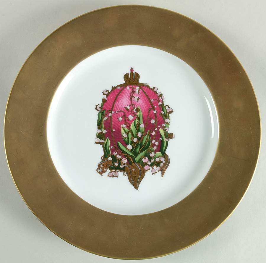 Imperial Egg Collection Accent Service Plate (Charger) by Faberge-1