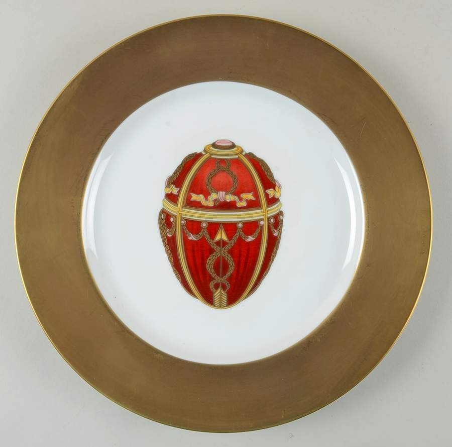 Imperial Egg Collection Accent Service Plate (Charger) by Faberge-1