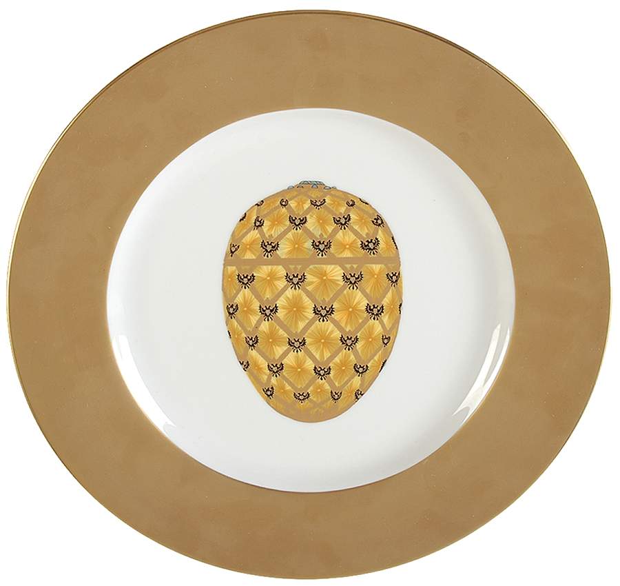 Imperial Egg Collection Accent Service Plate (Charger) by Faberge-1