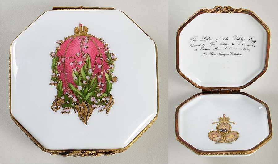 Imperial Egg Collection Hinged Pill Box by Faberge-1