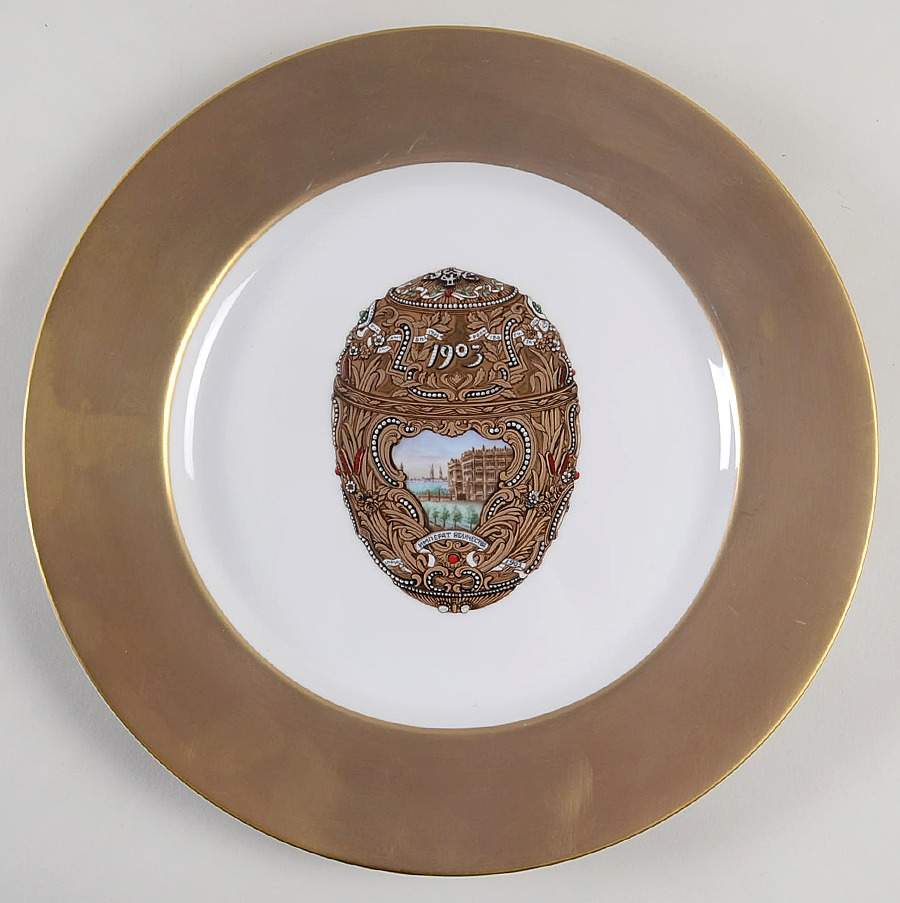 Imperial Egg Collection Accent Service Plate (Charger) by Faberge-1