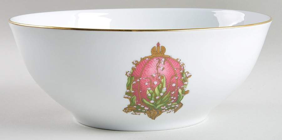 Imperial Egg Collection 9" Round Vegetable Bowl by Faberge-1