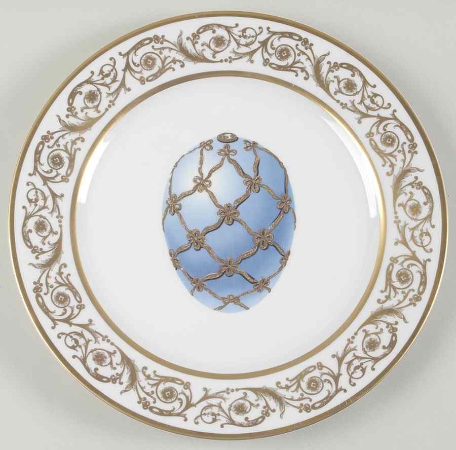 Imperial Egg Collection Service Plate (Charger) by Faberge-1