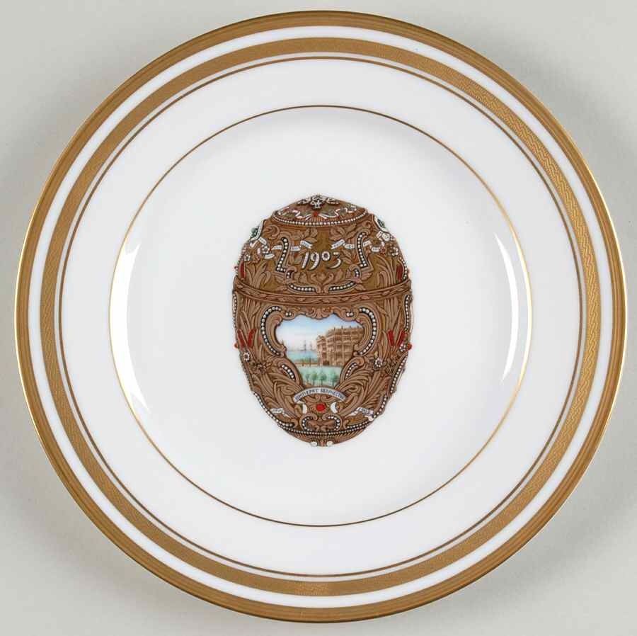 Imperial Egg Collection Salad Plate by Faberge-1